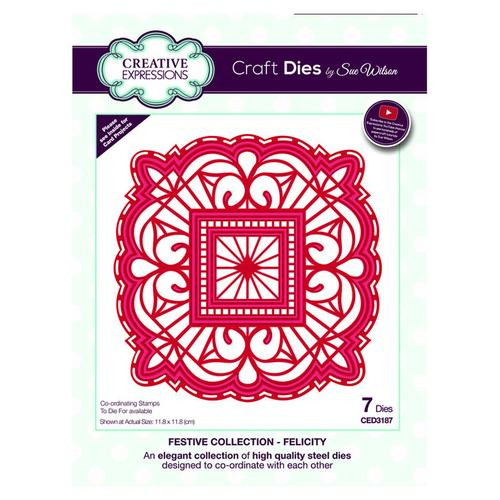 Craft Die CED3187 Sue Wilson Festive Collection - Felicity