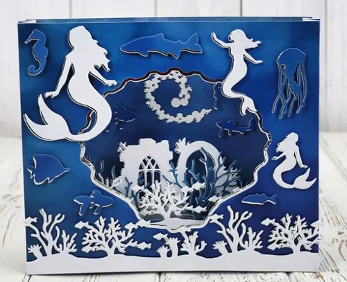 Tattered Lace Silhouettes of The Sea- Seabed 778717