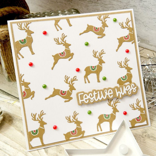 Hunkydory Crafts Moonstone Minis Dies - Reindeer