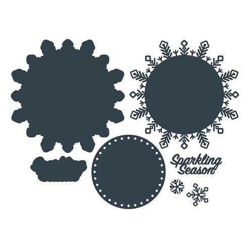 The Paper Boutique- Cutting Dies- Sparkling Season Doily Die