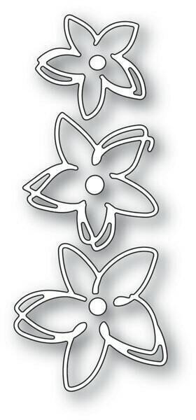 Memory Box 100% Steel Sketch Blooms Cutting Die- 94250