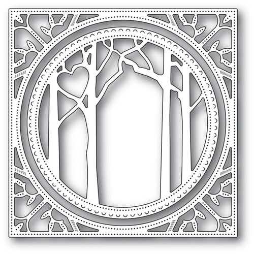 Memory Box 100% Steel Woodland Heart Frame Cutting Die- 94121