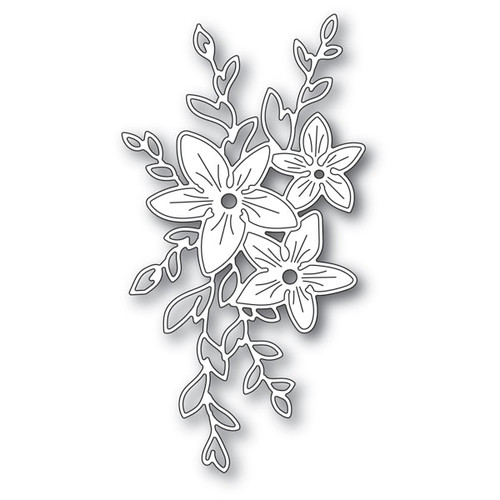 Memory Box 100% Steel Sketch Flower Spray Cutting Die- 94248