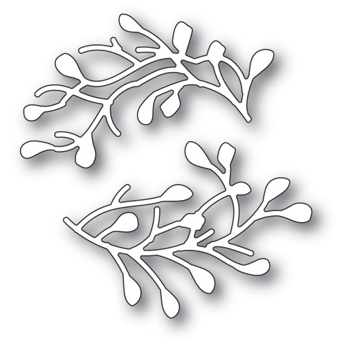 Memory Box 100% Steel Mistletoe Swags Cutting Die- 94485