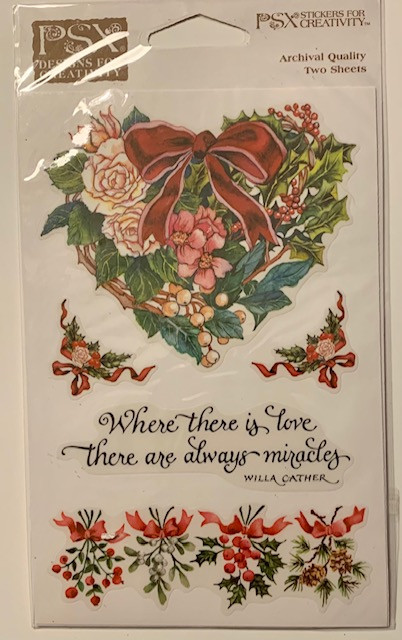 PSX Stickers Heart of Christmas Stickers SH6476