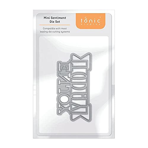 Tonic Studios- Enjoy Today Mini Sentiment Die Set 4234e