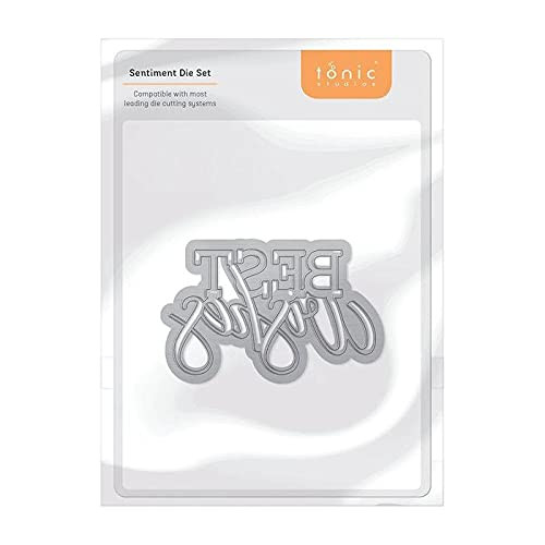 Tonic Studios- Best Wishes Sentiment Die Set 4235e