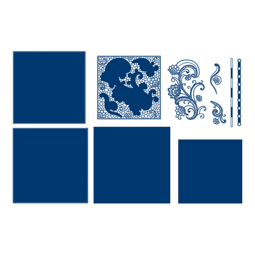 Tattered Lace Metal - Priceless Pleats- 8x8 Brilliant Book 898082