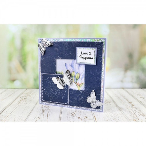 Tattered Lace 8"x8" Embossing Folder- Floral Frame 896049