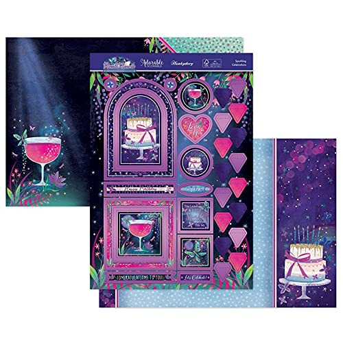 Hunkydory Crafts Moonlit Moments a Fabulous Finishes Luxury Topper Set- Sparkling Celebrations MOON902