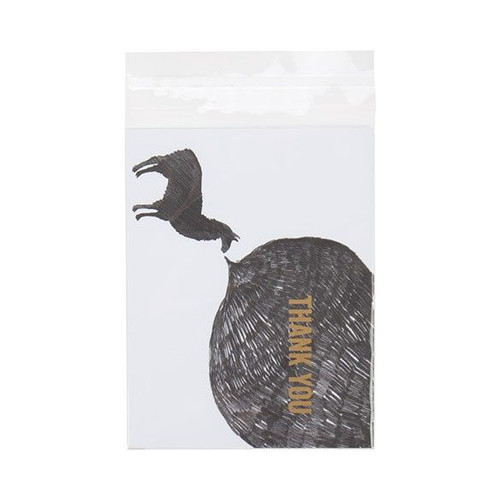 Clearbags B4B5 Clear Card Bags 100pc 4 5/16 x 5 11/16" (Fits EU A6 or US A2 card and env)