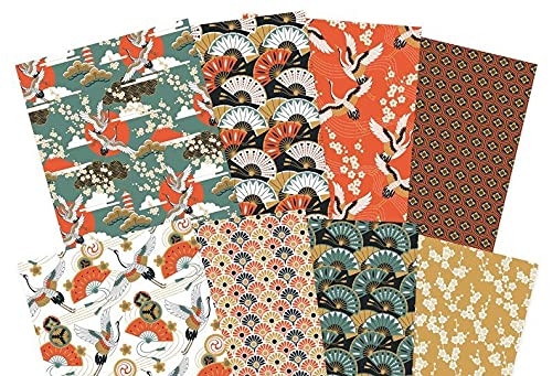 Hunkydory Crafts A4 Adorable Scorable Pattern Packs - Eastern Charm - 24 Sheets