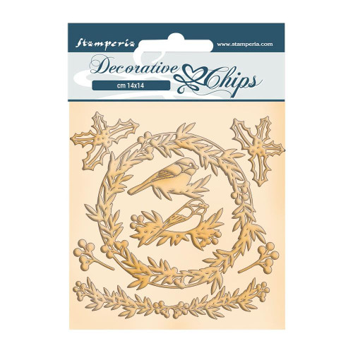 Stamperia Decorative Chips (cm 14x14) - Garland