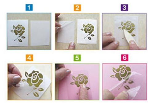 Jeje Sticker Transfer Sheet Foil -- 4 Sheets per pack!