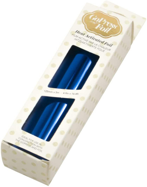 Couture Creations GoPress & Foil- Heat Activated Foil- Mirror Finish- Royal Blue