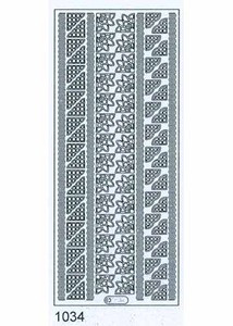 Starform DECO CORNERS BORDERS 1034 BLACK/GOLD Stickers Peel Outline