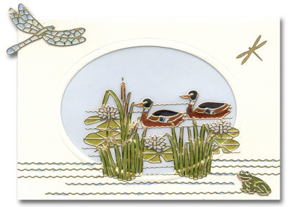 Starform LARGE DRAGONFLIES 1019 SILVER Peel Stickers