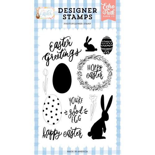 Echo Park Paper Company Easter Greetings Stamp Set