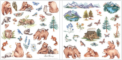 Craft Consortium In The Forest- 12"x12" Quality Papers