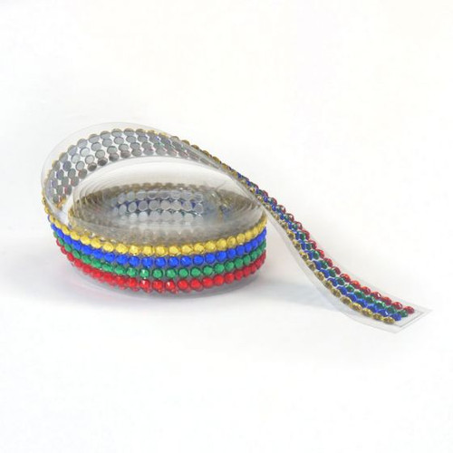 Hunkydory Diamond Sparkles Self-adhesive Gemstone Roll (1 meter of Connected 3mm gems)- Festive Selection- Gem231