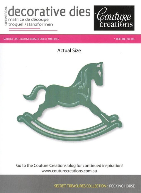 Couture Creations Diecuts- Rocking Horse Decorative Die