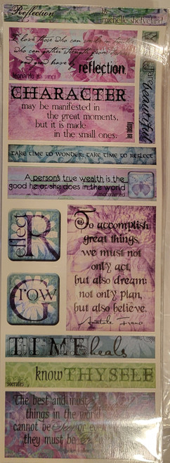 NRN Designs Mega Vellum Stickers-Reflections