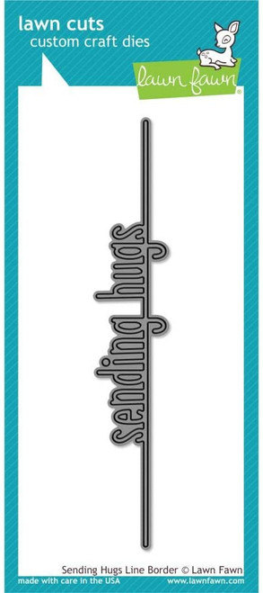 Lawn Fawn Line Border Die Set- Sending Hugs