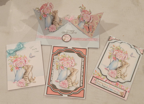 Live Stream Hunkydory Springtime Wishes Deco-Large Curious Kitten -- Makes 4