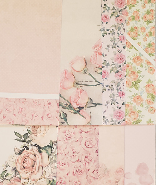 Kanban Friendship and Flowers Cardstock- 24pc