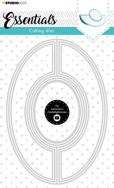 Studio Essentials Cutting Die-NR. 122 Swing Cardshape