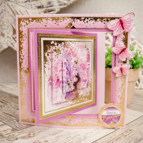 Hunkydory- Watercolour Escapes Pop-out Window Concept Card Kit WATER104