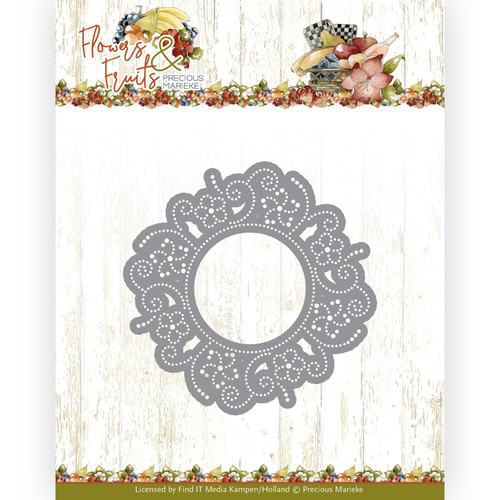 Find It Trading- Precious Marieke- Flowers & Fruit- Flower Circle Die Set PM10221