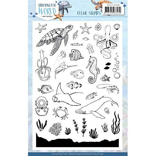 Amy Design Amy DES Clear Stamps, Underwater World
