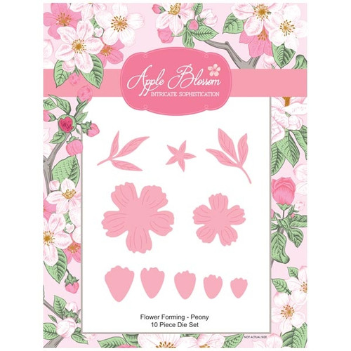 Apple Blossom Die Set Flower Forming- Peony- 10 Piece Die Set