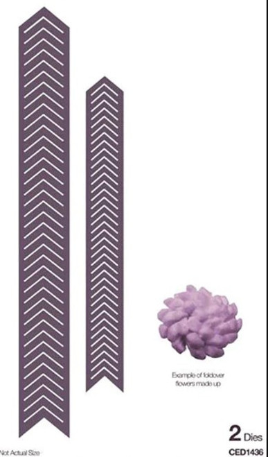 Sue Wilson Creative Expressions CED1436 - Finishing Touches Diagonal Foldover Flower