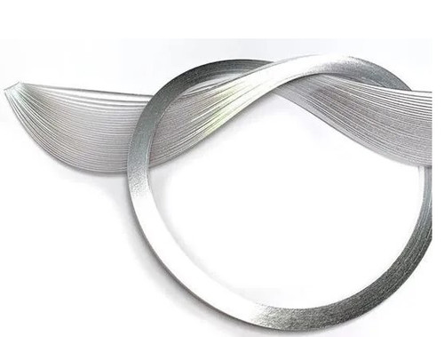 Quilled Creations 1/8" Gilded Quilling Paper - 30 Silver Edge on Bright White Quilling Paper