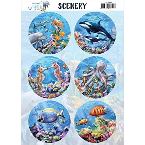 Amy Design Amy DES PUNCHOUT SHT Scenery, Sea World, Underwater World