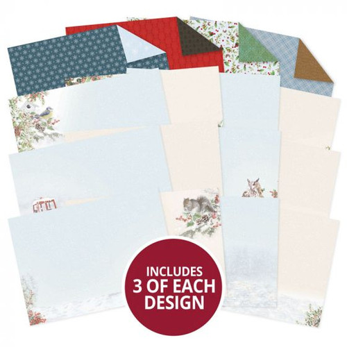 Hunkydory - Winter Wildlife - Luxury Card Inserts & Papers