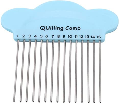 Unbranded Quilling Comb - Slightly wider Teeth - Numbered TIne