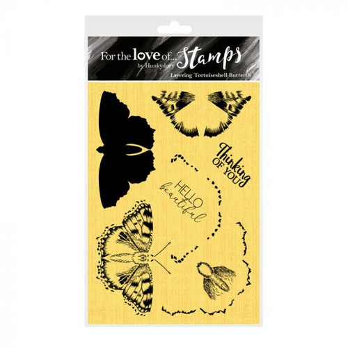 Hunkydory Crafts For the Love of Stamps- Layering Tortoiseshell Butterfly A6