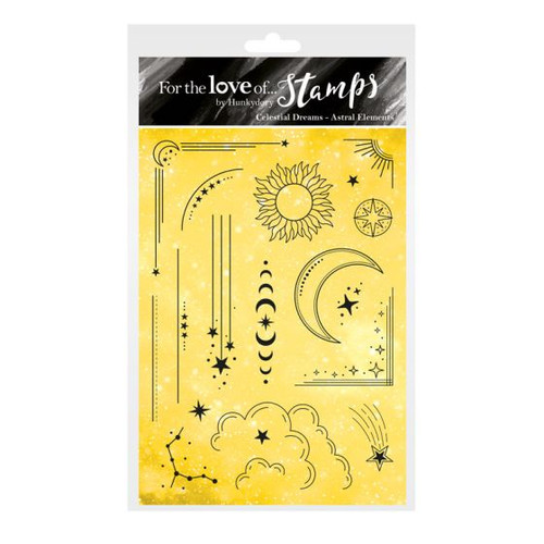 Hunkydory Crafts For the Love of Stamps- Celestial Dreams- Astral Elements