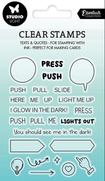 Studio Light Essentials Clear Stamp-NR. 276, Interactions Light up Your Craft