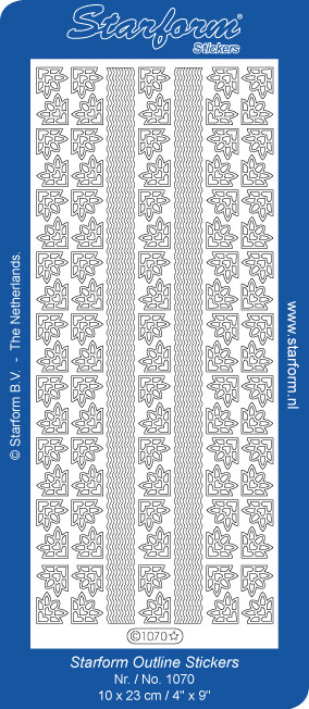 Starform Deco Borders Corners Gold 1070 Peel Stickers