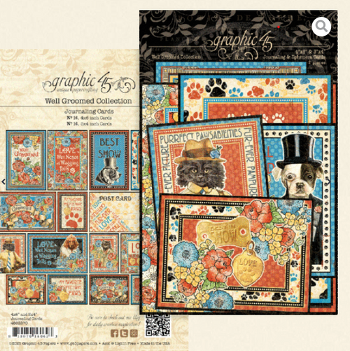 Graphic 45 Well Groomed Journaling Cards