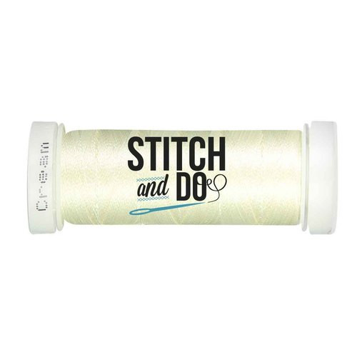 Find It Trading Stitch and Do Embroidery Thread 200 m Roll- Cream SDCD02