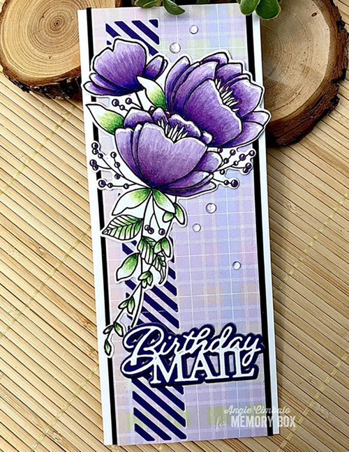 Memory Box Slim Diagonal Collage 94555 Cutting Die 100% Steel