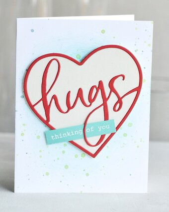 Memory Box Hugs Loving Heart 94375 Cutting Die 100% Steel