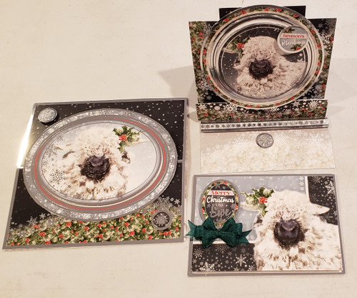 Live Stream Class Kit Season's Bleatings CUTE21-908 -- Hunkydory Crafts - Makes 3 Cards