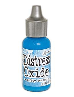 Ranger- Tim Holtz- Distress Oxide Re-inker 0.5 fl oz- Salty Ocean
