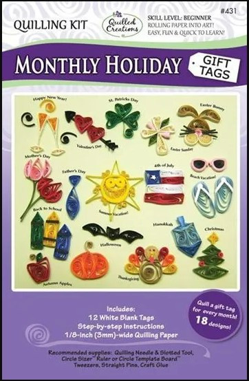 Quilled Creations- Monthly Holiday Quilling Kit #437